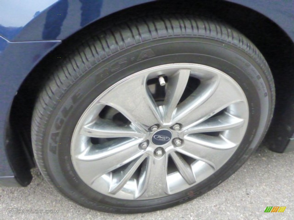 2012 Taurus Limited - Dark Blue Pearl / Charcoal Black photo #13