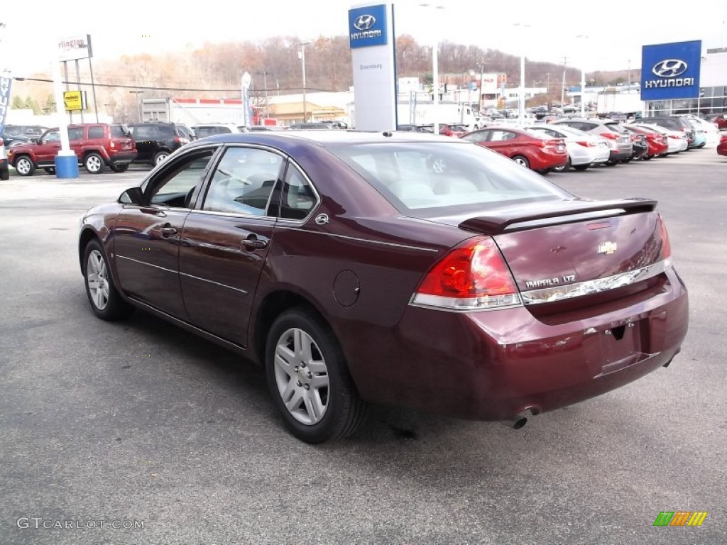2007 Impala LT - Bordeaux Red / Gray photo #7