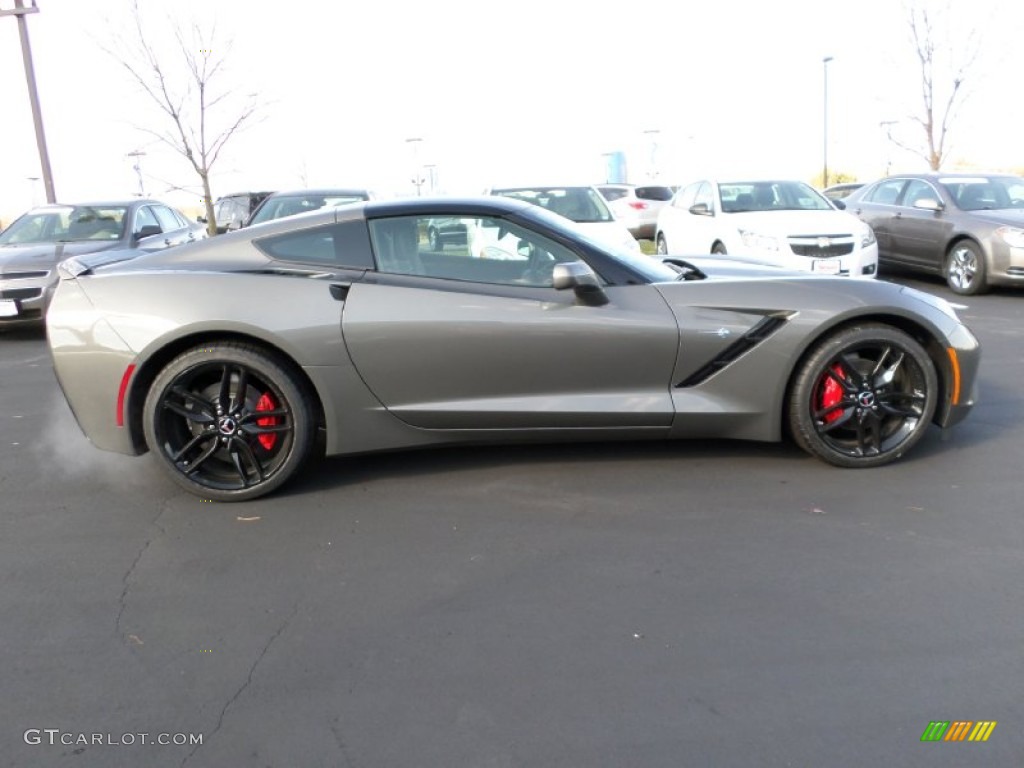 Shark Gray Metallic 2015 Chevrolet Corvette Stingray Coupe Exterior Photo #99156841