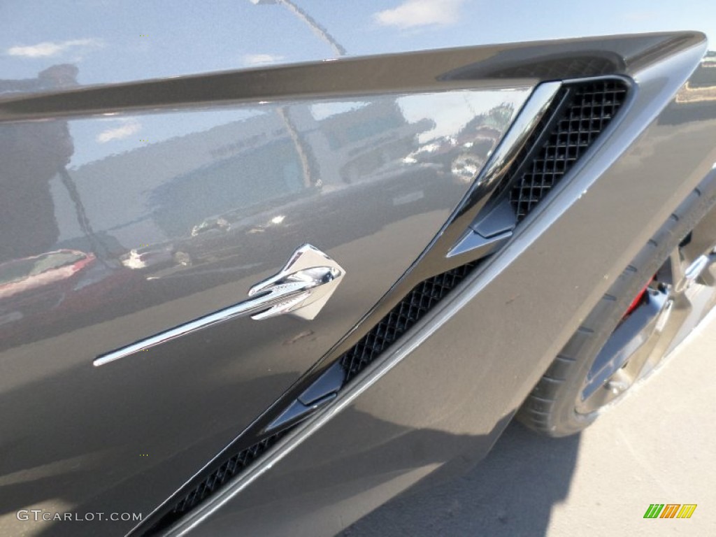 2015 Corvette Stingray Coupe - Shark Gray Metallic / Jet Black photo #18