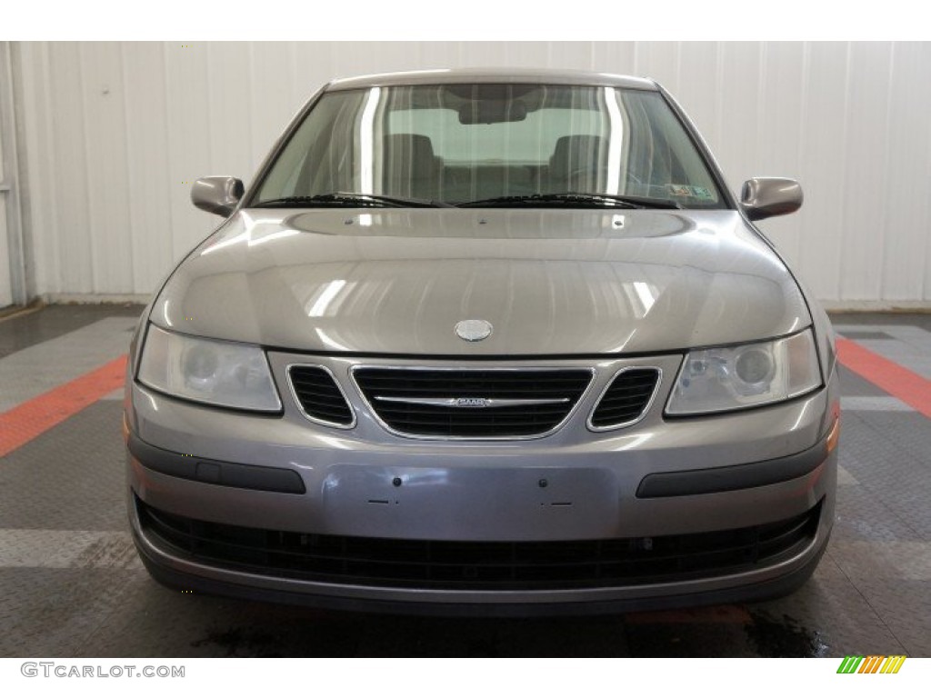 2005 9-3 Linear Sport Sedan - Steel Gray Metallic / Parchment photo #4