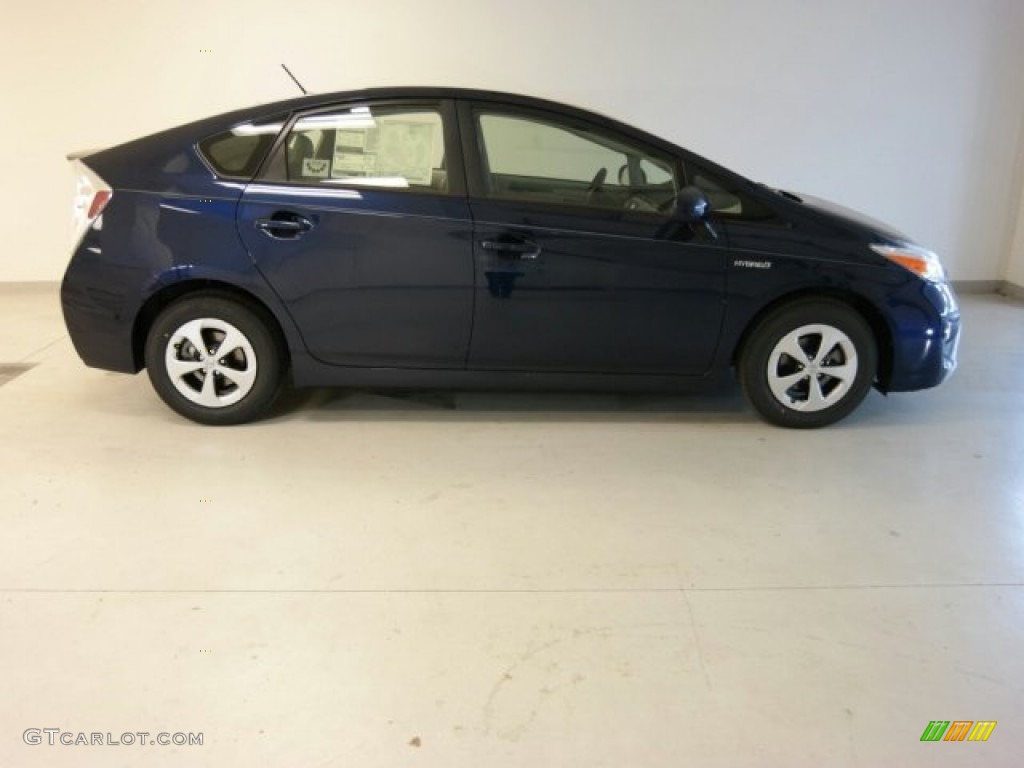 2015 Prius Four Hybrid - Nautical Blue Metallic / Misty Gray photo #1