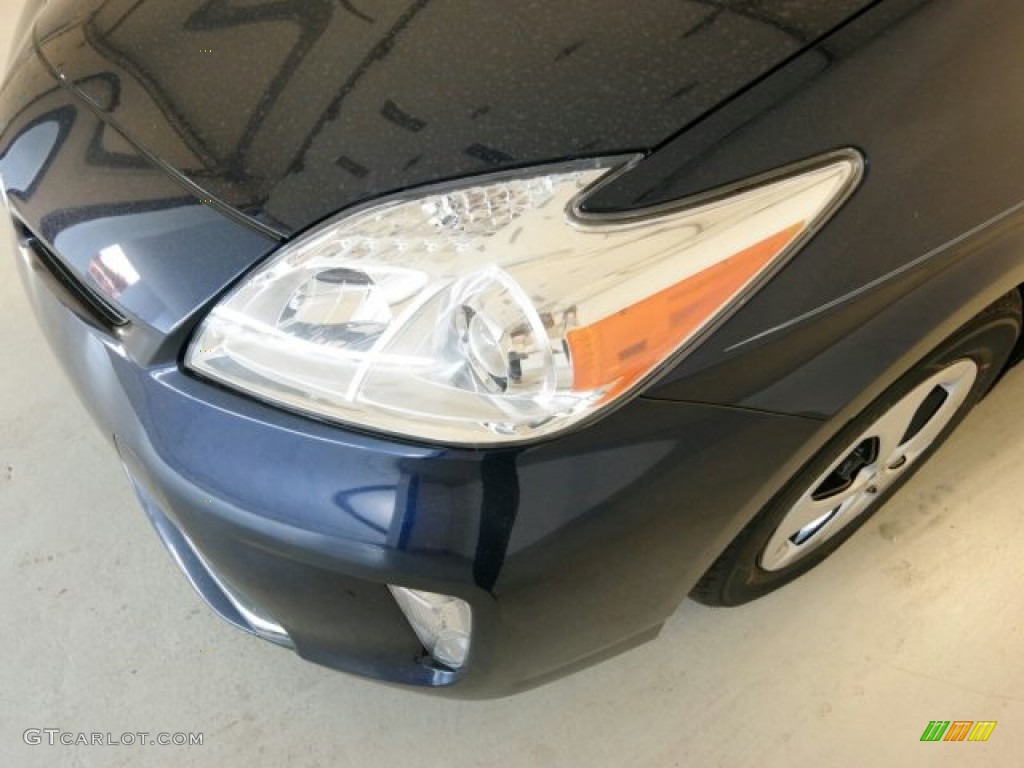 2015 Prius Four Hybrid - Nautical Blue Metallic / Misty Gray photo #6