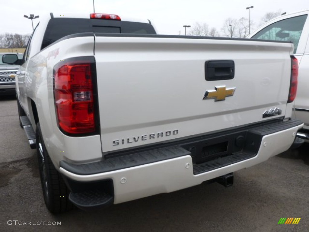 2015 Silverado 1500 High Country Crew Cab 4x4 - White Diamond Tricoat / High Country Saddle photo #2