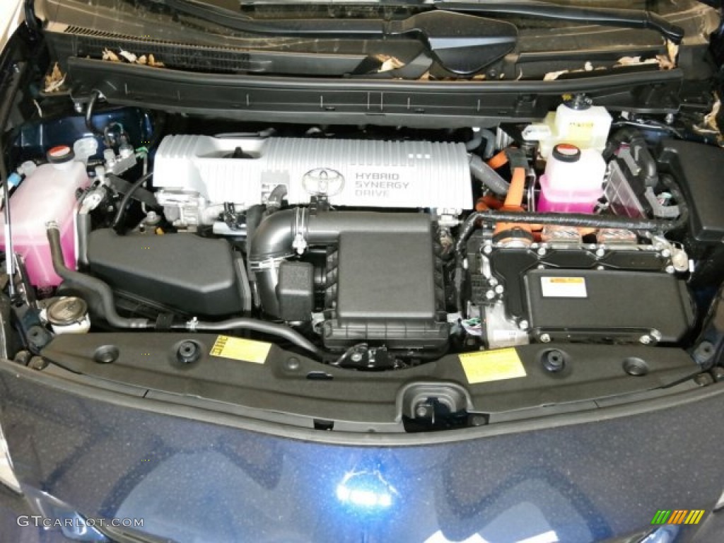 2015 Prius Four Hybrid - Nautical Blue Metallic / Misty Gray photo #8