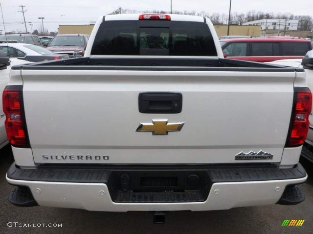 2015 Silverado 1500 High Country Crew Cab 4x4 - White Diamond Tricoat / High Country Saddle photo #3