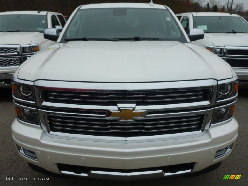 2015 Silverado 1500 High Country Crew Cab 4x4 - White Diamond Tricoat / High Country Saddle photo #7