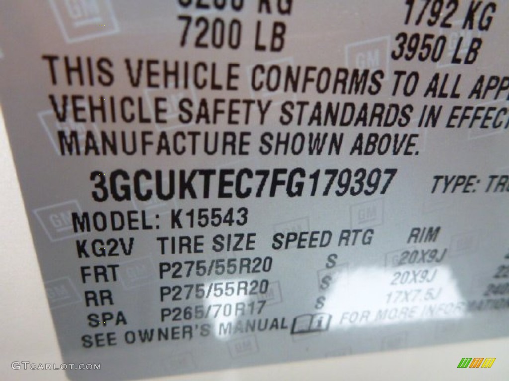 2015 Silverado 1500 High Country Crew Cab 4x4 - White Diamond Tricoat / High Country Saddle photo #13