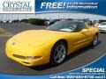 2002 Millenium Yellow Chevrolet Corvette Coupe #99138174