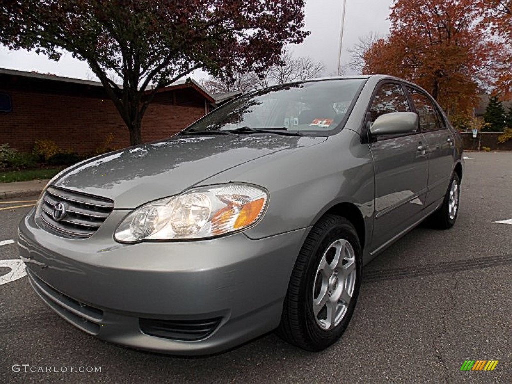 2004 Corolla LE - Moonshadow Gray Metallic / Pebble Beige photo #1