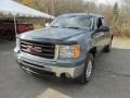 2009 Steel Gray Metallic GMC Sierra 1500 SLE Extended Cab 4x4  photo #14