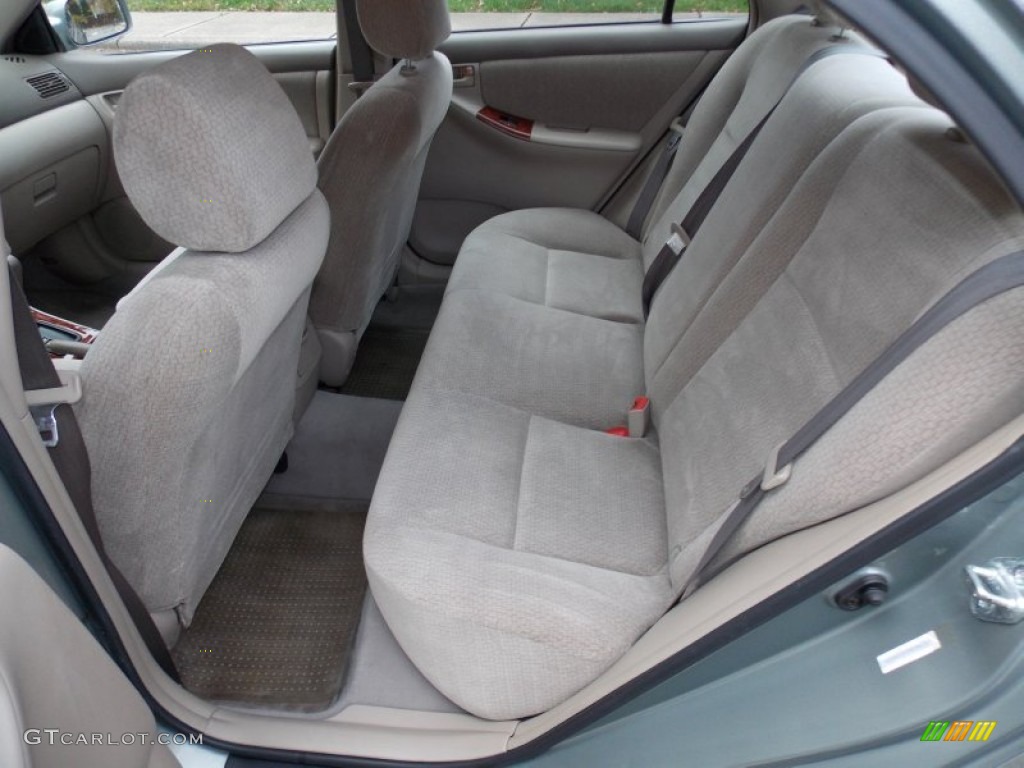 2004 Toyota Corolla LE Rear Seat Photo #99164668