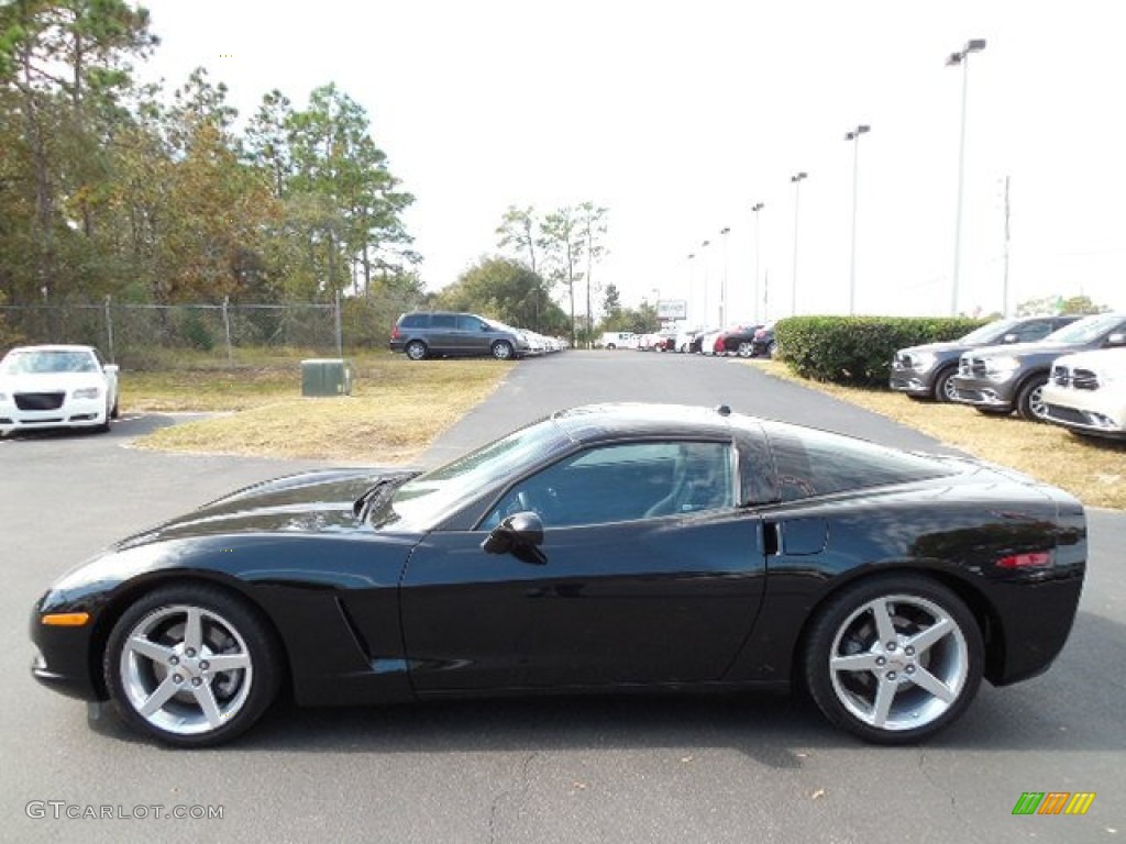 2005 Corvette Coupe - Black / Ebony photo #2