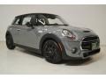 2015 Moonwalk Gray Metallic Mini Cooper S Hardtop 2 Door  photo #2