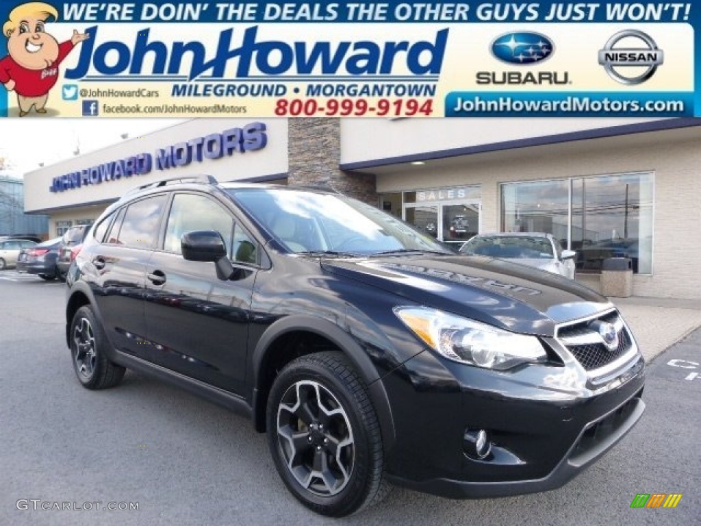 2013 XV Crosstrek 2.0 Premium - Crystal Black Silica / Ivory photo #1