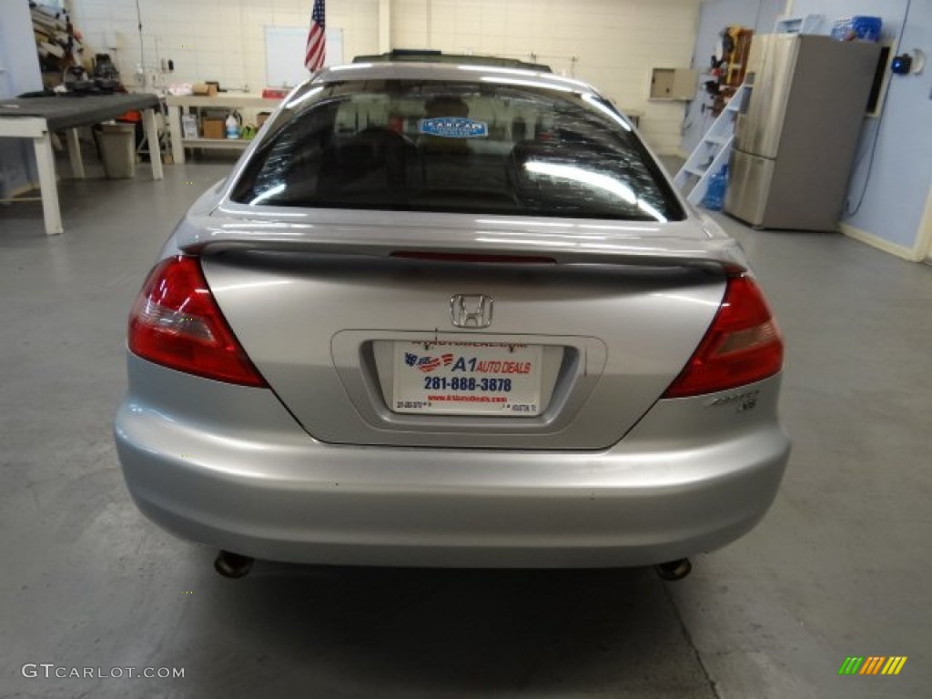 2003 Accord EX V6 Coupe - Satin Silver Metallic / Black photo #5