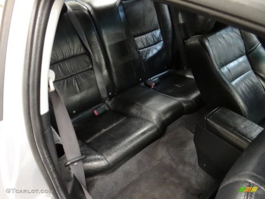 2003 Accord EX V6 Coupe - Satin Silver Metallic / Black photo #14