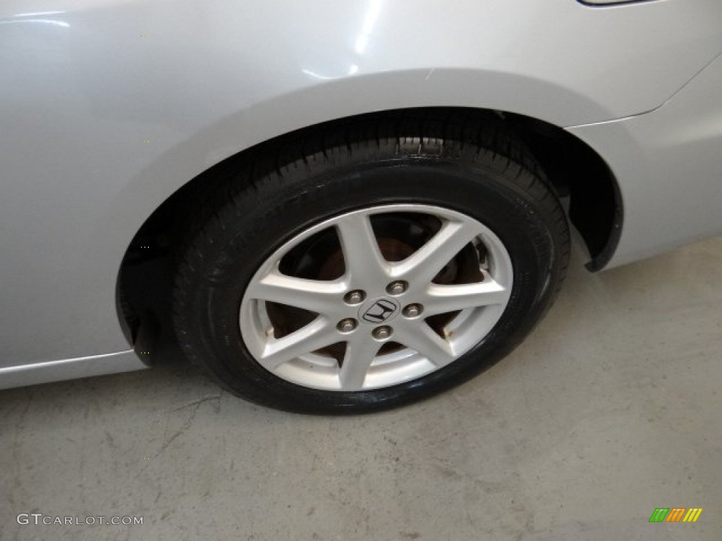 2003 Accord EX V6 Coupe - Satin Silver Metallic / Black photo #19
