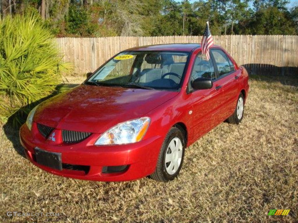 2005 Lancer ES - Rio Red Pearl / Gray photo #1