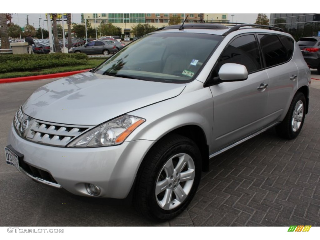 2007 Murano SL - Brilliant Silver Metallic / Charcoal photo #4