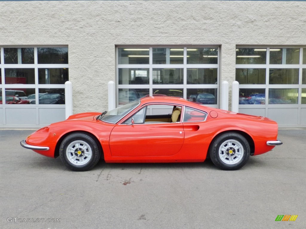 Rosso Dino 1972 Ferrari Dino 246 GT Exterior Photo #99171415