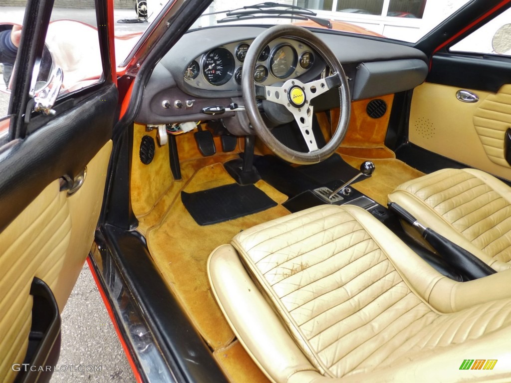 Sand Interior 1972 Ferrari Dino 246 GT Photo #99171505