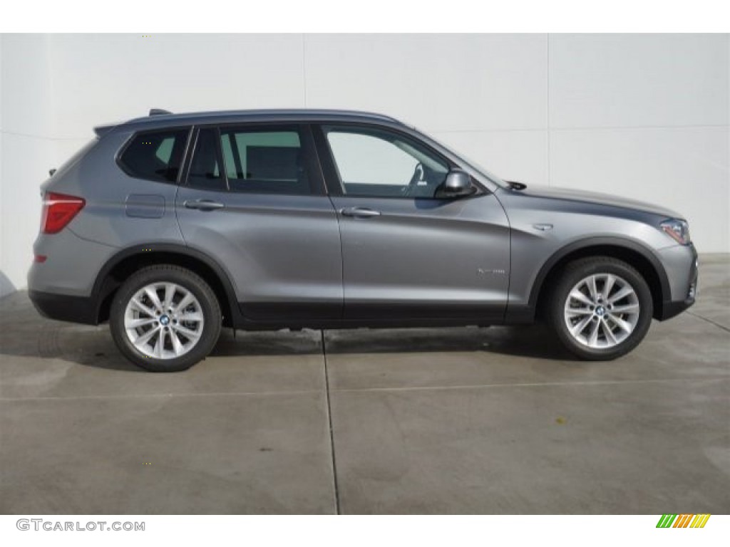 2015 X3 xDrive28i - Space Grey Metallic / Black photo #2