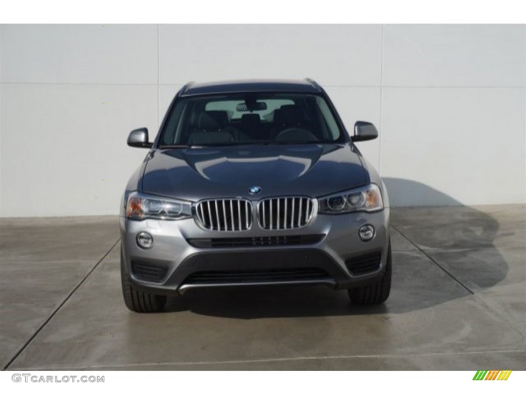 2015 X3 xDrive28i - Space Grey Metallic / Black photo #3