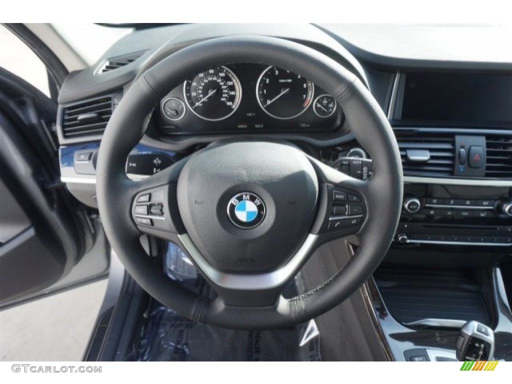 2015 X3 xDrive28i - Space Grey Metallic / Black photo #9