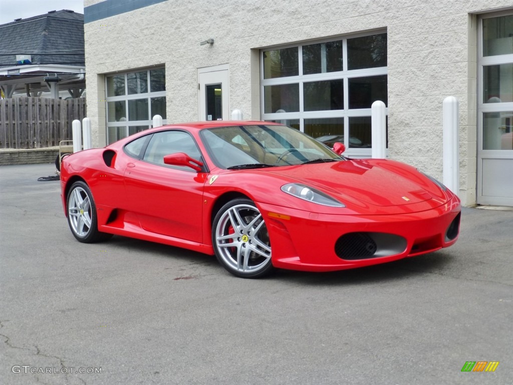 2007 F430 Coupe F1 - Rosso Corsa (Red) / Beige (Tan) photo #1