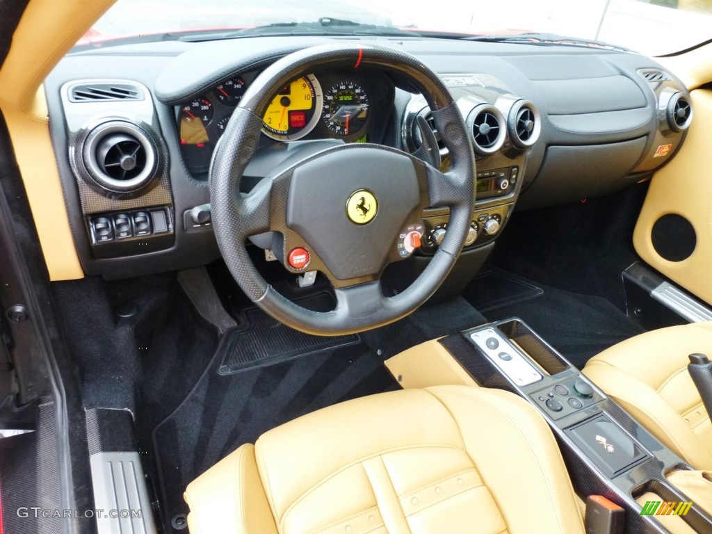 2007 Ferrari F430 Coupe F1 Beige (Tan) Dashboard Photo #99172174