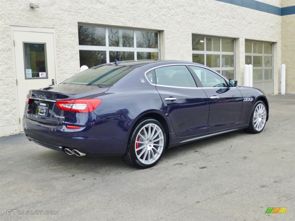 2015 Quattroporte S Q4 AWD - Blu Passione (Passion Blue) / Cuoio photo #4