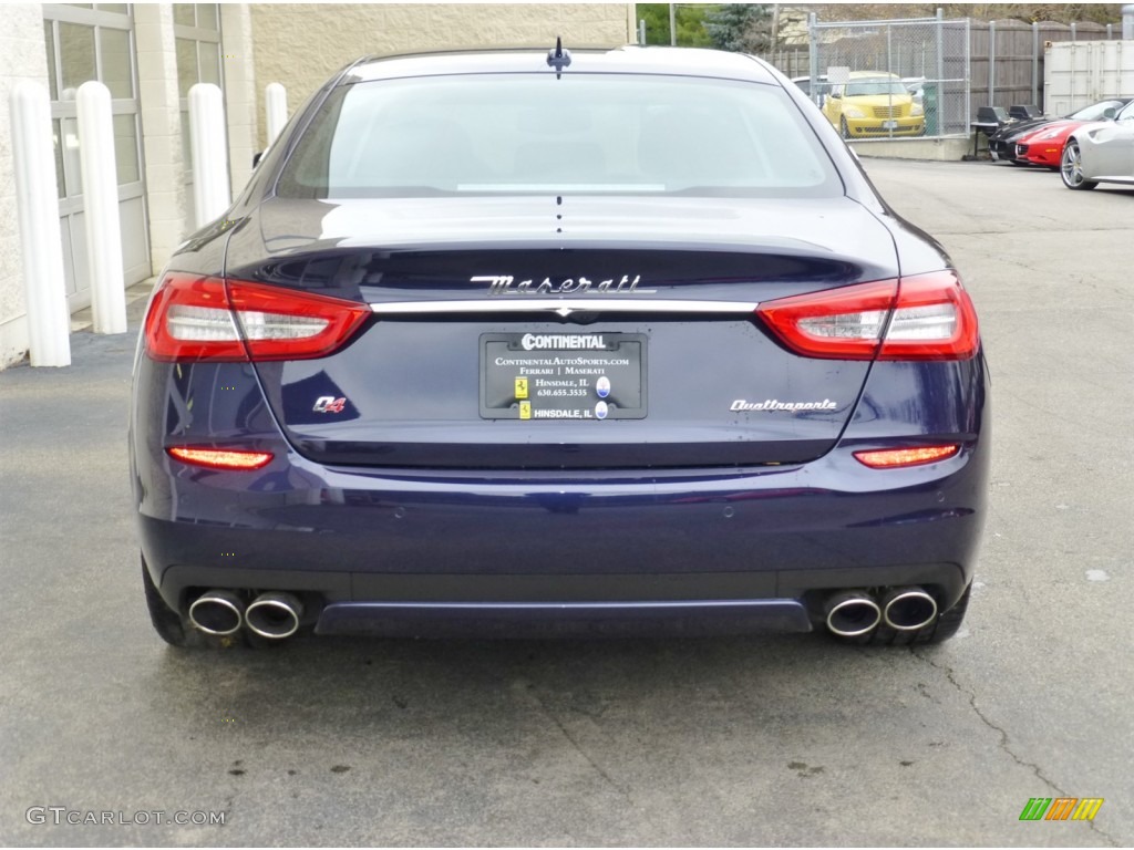2015 Quattroporte S Q4 AWD - Blu Passione (Passion Blue) / Cuoio photo #5