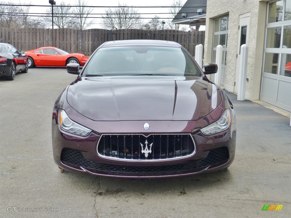 2015 Ghibli S Q4 - Rosso Folgore (Dark Red) / Cuoio photo #2