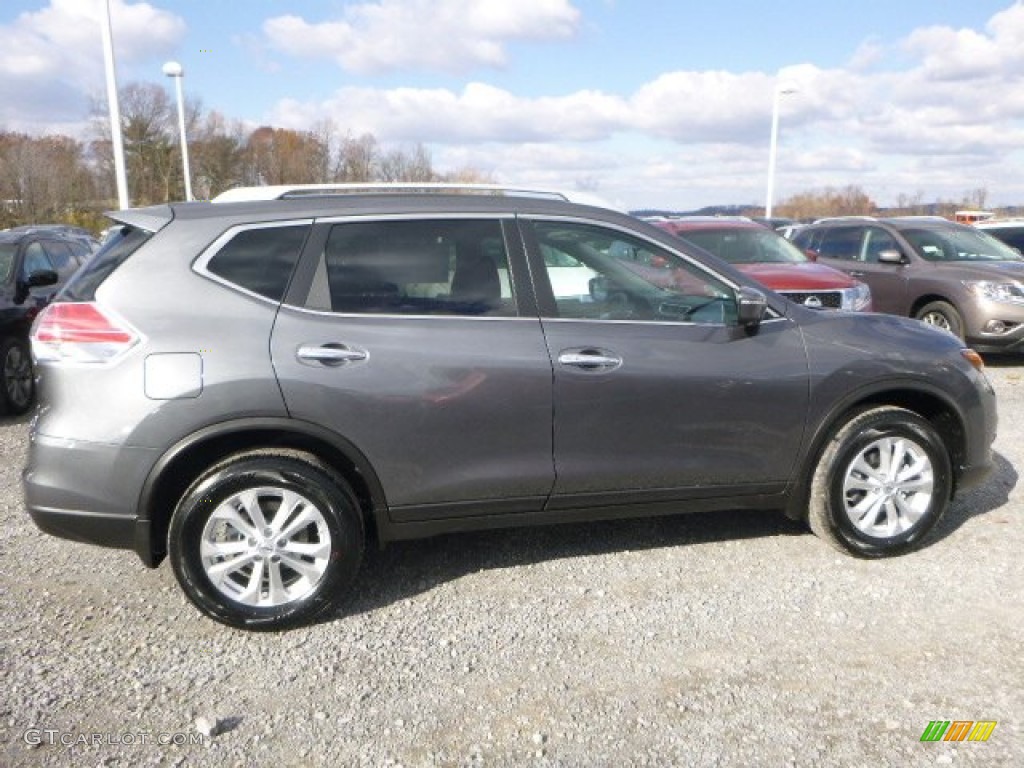 2015 Rogue SV AWD - Gun Metallic / Charcoal photo #2