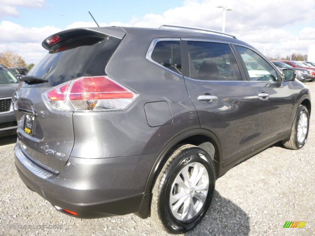 2015 Rogue SV AWD - Gun Metallic / Charcoal photo #3