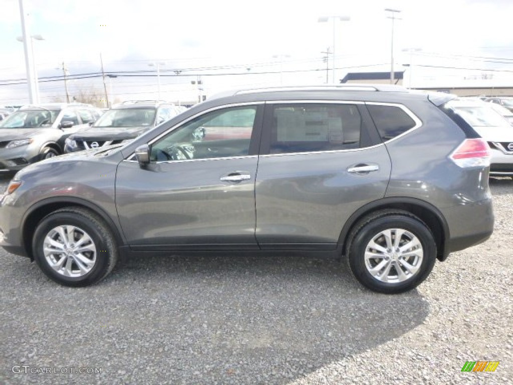 2015 Rogue SV AWD - Gun Metallic / Charcoal photo #6