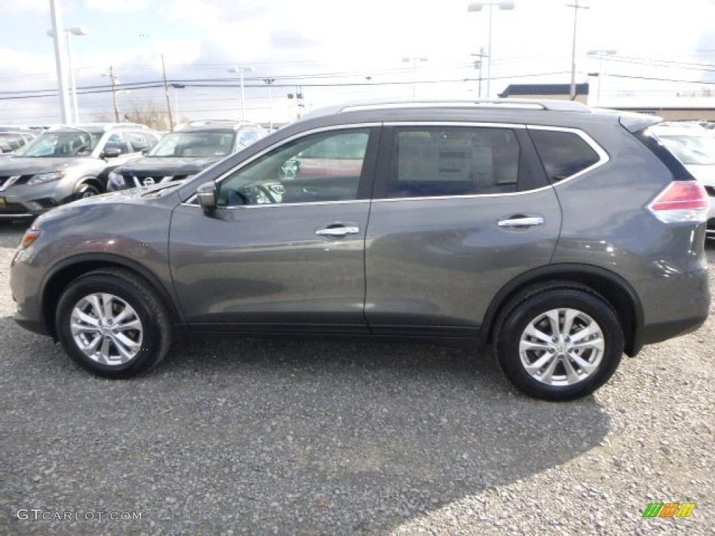 2015 Rogue SV AWD - Gun Metallic / Charcoal photo #7