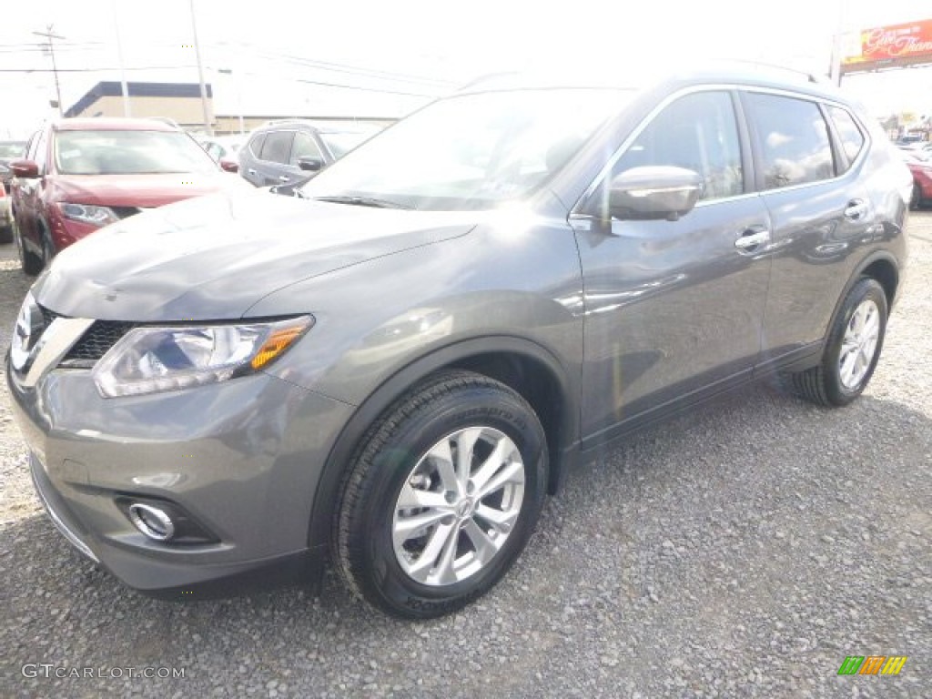 2015 Rogue SV AWD - Gun Metallic / Charcoal photo #8