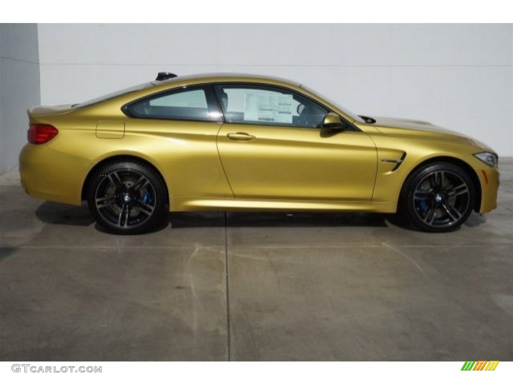 Austin Yellow Metallic 2015 BMW M4 Coupe Exterior Photo #99173599