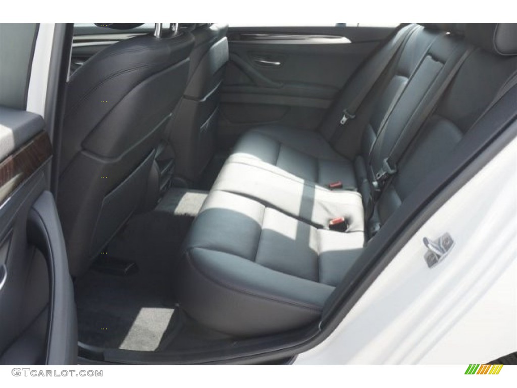 Black Interior 2015 BMW 5 Series 550i Sedan Photo #99173869