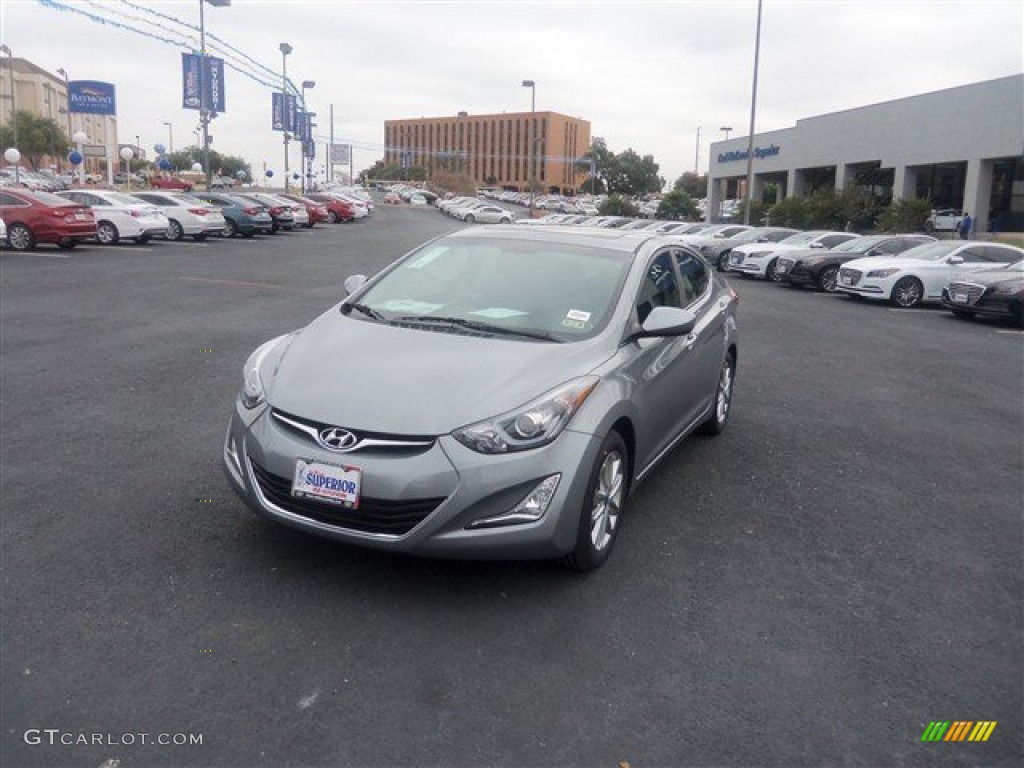 2015 Elantra SE Sedan - Titanium Gray Metallic / Black photo #1