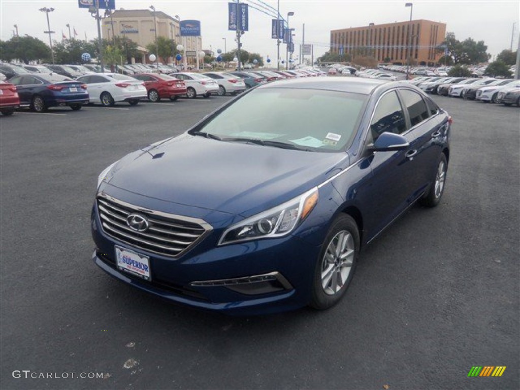 2015 Sonata Eco - Lakeside Blue / Gray photo #1