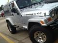 2005 Bright Silver Metallic Jeep Wrangler Unlimited 4x4  photo #2