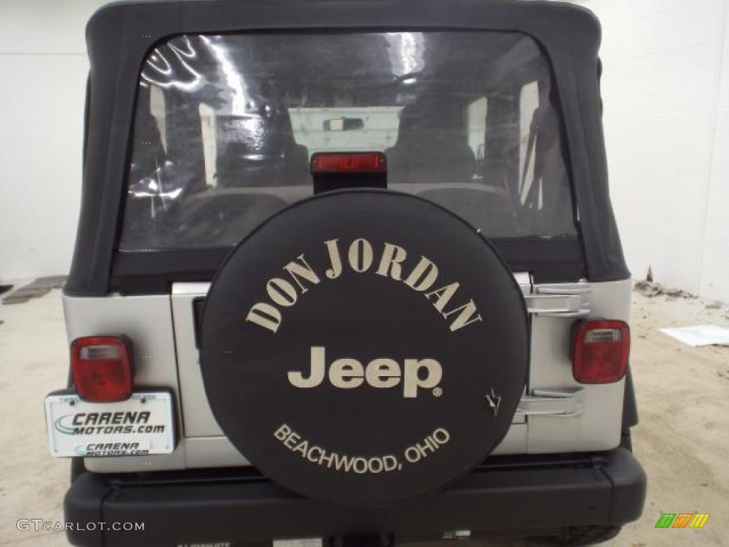 2004 Wrangler X 4x4 - Bright Silver Metallic / Dark Slate Gray photo #27