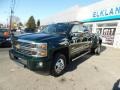 2015 Rainforest Green Metallic Chevrolet Silverado 3500HD High Country Crew Cab Dual Rear Wheel 4x4 #99173057