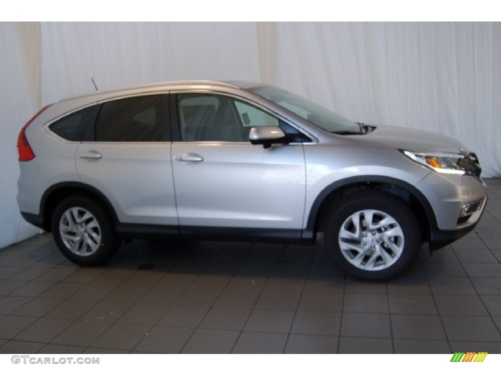 2015 CR-V EX-L - Alabaster Silver Metallic / Gray photo #5