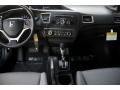 2015 Crystal Black Pearl Honda Civic LX Coupe  photo #13