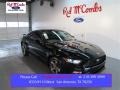 2015 Black Ford Mustang V6 Coupe  photo #1