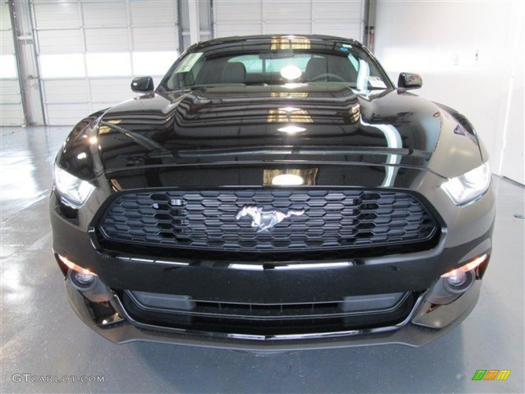 Black 2015 Ford Mustang V6 Coupe Exterior Photo #99177817